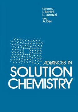 portada Advances in Solution Chemistry (en Inglés)
