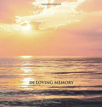 portada "in Loving Memory" Funeral Guest Book, Memorial Guest Book, Condolence Book, Remembrance Book For Funerals Or Wake, Memorial Service Guest Book: A Cel (en Inglés)