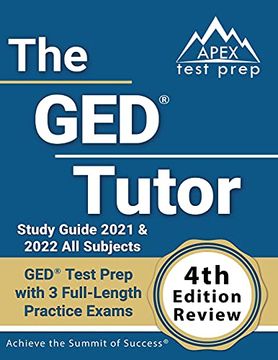 portada Ged Tutor Study Guide 2021 and 2022 all Subjects: Ged Test Prep With 3 Full-Length Practice Exams: [4Th Edition Review] 