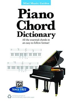 portada Piano Chord Dictionary: All the Essential Chords in an Easy-to-Follow Format! (Mini Music Guides)