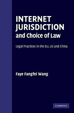 portada Internet Jurisdiction and Choice of law Hardback 