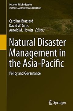 portada Natural Disaster Management in the Asia-Pacific: Policy and Governance (Disaster Risk Reduction) (in English)