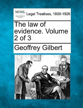 portada the law of evidence. volume 2 of 3 (en Inglés)