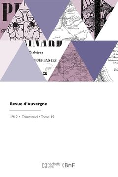 portada Revue d'Auvergne (en Francés)