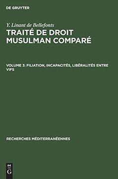 portada Filiation, Incapacit s, lib Ralit s Entre Vifs (Recherches m Diterran Ennes) (en Francés)