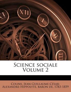 portada Science sociale Volume 2 (en Francés)