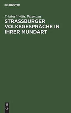 portada Strassburger Volksgespräche in Ihrer Mundart (en Alemán)