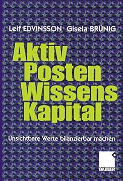 portada Aktivposten Wissenskapital: Unsichtbare Werte Bilanzierbar Machen (en Alemán)