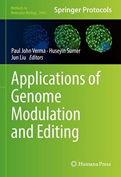 portada Applications of Genome Modulation and Editing (Methods in Molecular Biology, 2495)