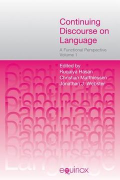 portada continuing discourse on language (en Inglés)
