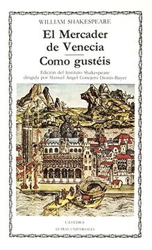 portada El Mercader de Venecia - Como Gusteis (in Spanish)
