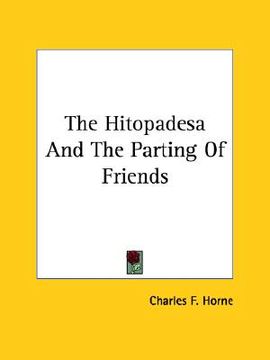 portada the hitopadesa and the parting of friends (in English)