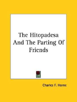 portada the hitopadesa and the parting of friends (en Inglés)