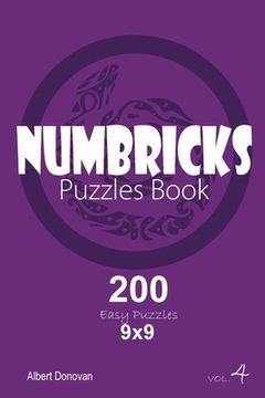 portada Numbricks - 200 Easy Puzzles 9x9 (Volume 4) (en Inglés)