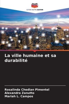 portada La ville humaine et sa durabilité (in French)