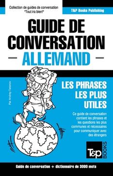 portada Guide de conversation Français-Allemand et vocabulaire thématique de 3000 mots