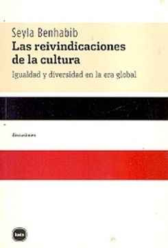portada Reivindicaciones de la Cultura: Igualdad y Diversidad en la era g Lobal (in Spanish)