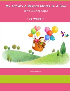 portada My Activity & Reward Charts In A Book With Coloring Pages (15 Weeks)