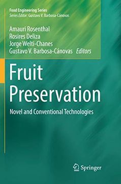 portada Fruit Preservation: Novel and Conventional Technologies (Food Engineering Series) (in English)