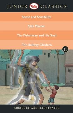 portada Junior Classic Book 11 (Sense and Sensibility, Silas Marner, the Fisherman and His Soul, the Railway Children) (en Inglés)