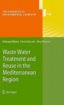 portada waste water treatment and reuse in the mediterranean region (en Inglés)