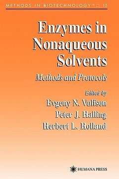 portada enzymes in nonaqueous solvents: methods and protocols (en Inglés)