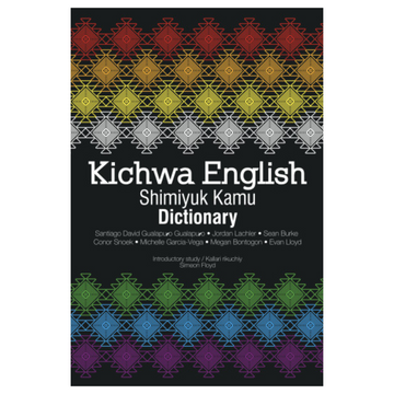 portada Kichwa English Shimiyuk Kamu Dictionary