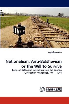 portada nationalism, anti-bolshevism or the will to survive (en Inglés)