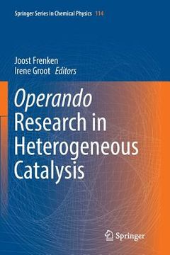 portada Operando Research in Heterogeneous Catalysis (in English)
