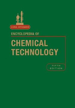 portada kirk-othmer encyclopedia of chemical technology, volume 26, 5th edition