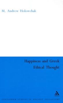 portada happiness and greek ethical thought