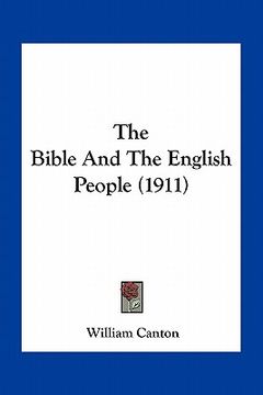 portada the bible and the english people (1911) (en Inglés)
