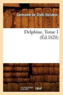 portada Delphine. Tome 1 (Éd.1820) (in French)