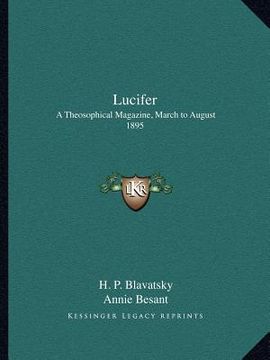 portada lucifer: a theosophical magazine, march to august 1895 (in English)