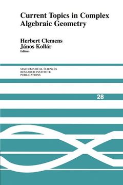 portada Current Topics in Complex Algebraic Geometry Paperback (Mathematical Sciences Research Institute Publications) (en Inglés)