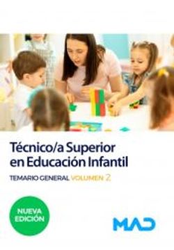 portada Técnico/A Superior en Educación Infantil. Temario General Volumen 2