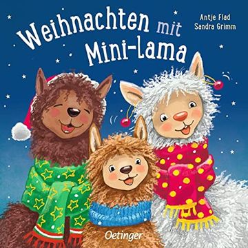 portada Weihnachten mit Mini-Lama: Bilderbuch (in German)