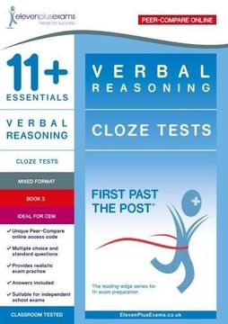 portada 11+ Essentials Verbal Reasoning: Cloze Tests Book 2 (First Past the Post)