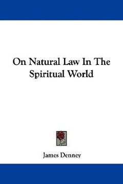 portada on natural law in the spiritual world (en Inglés)