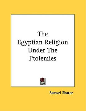 portada the egyptian religion under the ptolemies