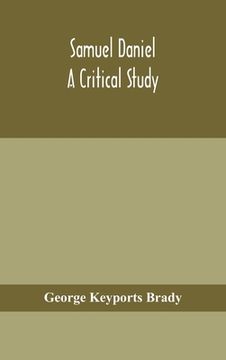 portada Samuel Daniel, a critical study (in English)