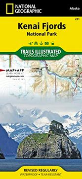 portada Kenai Fjords National Park map (National Geographic Trails Illustrated Map, 231) (en Inglés)