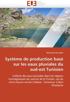 portada Systeme de Production Base Sur Les Eaux Pluviales Du Sud-Est Tunisien