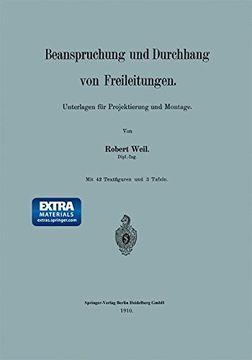 portada Beanspruchung Und Durchhang Von Freileitungen: Unterlagen Fur Projektierung Und Montage