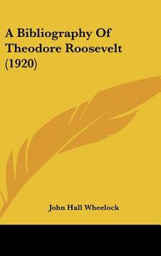 portada a bibliography of theodore roosevelt (1920) (in English)