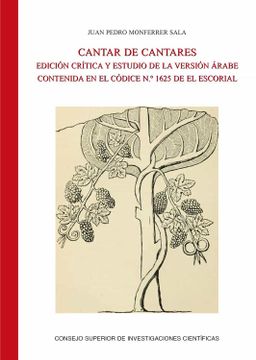 portada Cantar de Cantares: Edición Crítica y Estudio de la Versión Árabe Contenida en el Códice n. º 1625