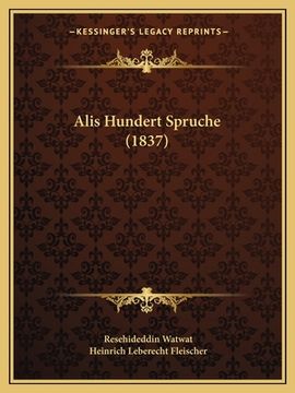 portada Alis Hundert Spruche (1837) (en Alemán)