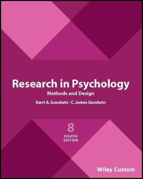 portada Research in Psychology Methods and Design 8e (en Inglés)