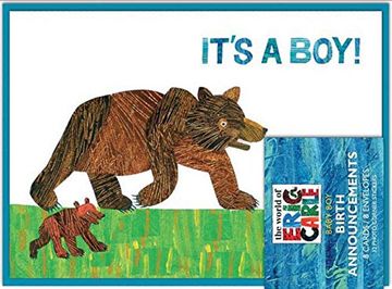 portada The World of Eric Carle(Tm) It's a Boy! Birth Announcements (en Inglés)