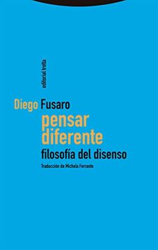 portada Pensar Diferente: Filosofía del Disenso (Estructuras y Procesos - Filosofia) (in Spanish)